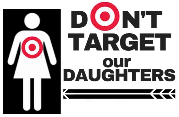 Don't target our daughters sign